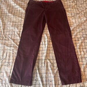 Burberry Men's Burgundy Chinos